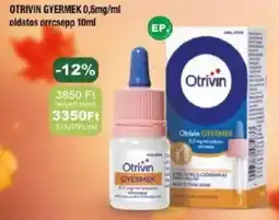 PatikaPlus Otrivin gyermekek ajánlat