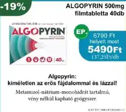 PatikaPlus Algopyrin ajánlat