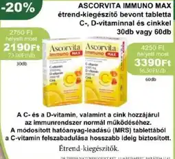 PatikaPlus Ascorvita immuno max ajánlat