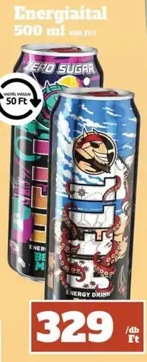 Family Diszkont H2O energy drink ajánlat