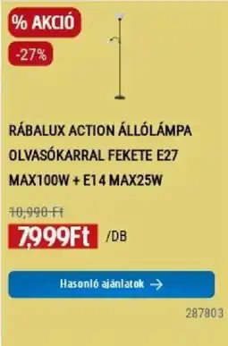 Praktiker Rabalux action állólámpa ajánlat
