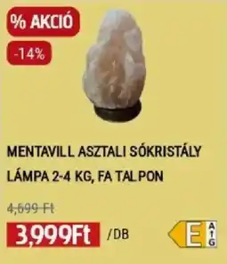 Praktiker Mentavill asztali sókristály ajánlat