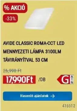 Praktiker Avide classic roma-cct led mennyezeti lámpa ajánlat