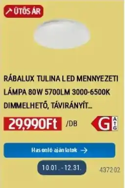 Praktiker Rábalux tulina led mennyezeti lámpa ajánlat