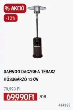 Praktiker Daewoo terasz hősugárzó ajánlat