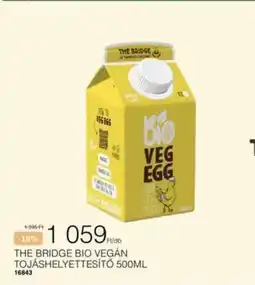 Chef Market The Bridge bio vegán tojáshelyettesítő ajánlat