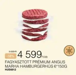 Chef Market Fagyasztott premium angus marha hamburgerhús ajánlat