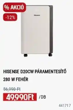 Praktiker Hisense d20cw páramentesítő ajánlat