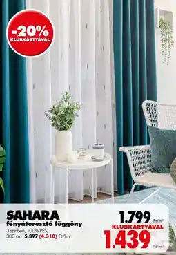 Diego Sahara fényáteresztő függöny ajánlat