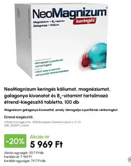 Alma Gyógyszertárak Neomagnizum keringes ajánlat