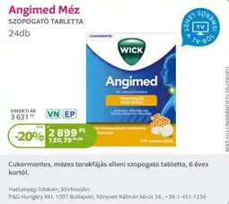 Kulcs Patika Angimed Méz ajánlat