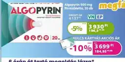 Kulcs Patika Algopyrin ajánlat
