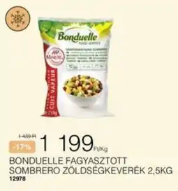 Chef Market Bonduelle fagyasztott sombrero zöldségkeverék ajánlat