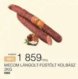 Chef Market Mecom lángolt-füstölt kolbász ajánlat