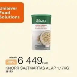 Chef Market Knorr sajtmártás alap ajánlat