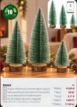 BetterStyle Havas dekorációs fenyőfák készlete ajánlat
