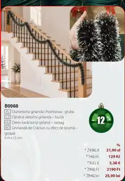 BetterStyle Deres karácsonyi girland vastag ajánlat