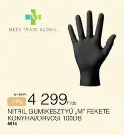 Chef Market Meds Trade Global nitril gumikesztyu ajánlat