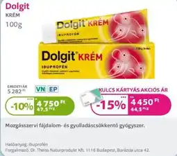 Kulcs Patika Dolgit krém ajánlat