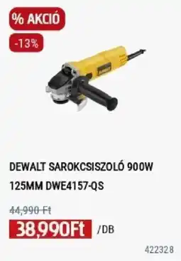 Praktiker DeWalt sarokcsiszoló 900w 125mm dwe4157-qs ajánlat