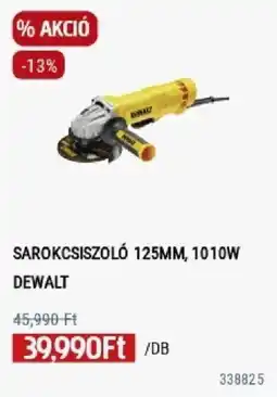 Praktiker DeWalt sarokcsiszoló 125mm ajánlat