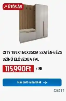Praktiker City előszoba fal ajánlat