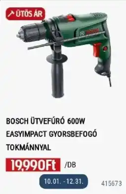 Praktiker Bosch ütvefúró 600w ajánlat