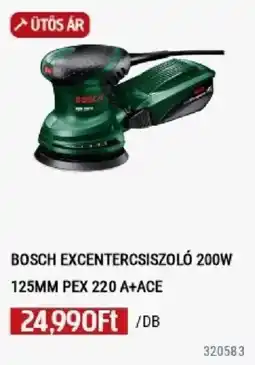 Praktiker Bosch excentercsiszoló ajánlat