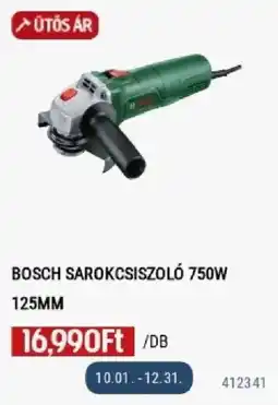Praktiker Bosch sarokcsiszoló 750w 125mm ajánlat