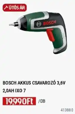 Praktiker Bosch akkus csavarozó 3,6v 2,0ah ixo 7 ajánlat