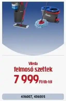 Praktiker Vileda felmosó szettek ajánlat