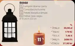 BetterStyle Fekete klasszikus lámpás ajánlat