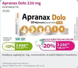 Kulcs Patika Apranax Dolo ajánlat