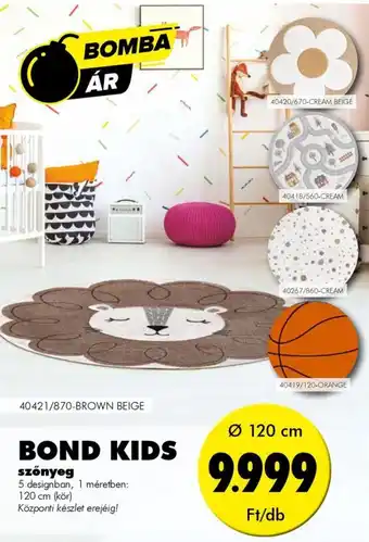 Bond kids szőnyeg