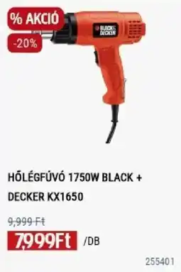 Praktiker Hőlégfúvó 1750w black + decker kx1650 ajánlat