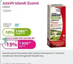 Kulcs Patika JutaVit izlandi zuzmó ajánlat