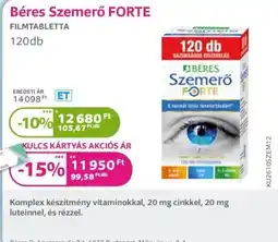Kulcs Patika Béres Szemerő Forte ajánlat