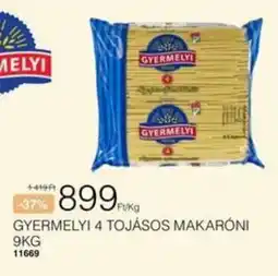 Chef Market Gyermelyi 4 tojásos makaróni ajánlat