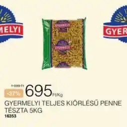 Chef Market Gyermelyi teljes kiörlésű penne tészta ajánlat