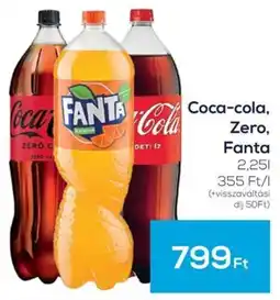 GRoby Coca-cola, Zero, Fanta ajánlat