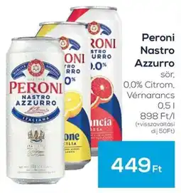 GRoby Peroni Nastro Azzurro sör ajánlat