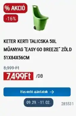 Praktiker Keter kerti talicska ajánlat