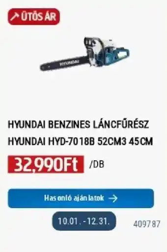Hyundai benzines láncfűrész