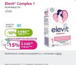 Kulcs Patika Elevit complex 1 ajánlat