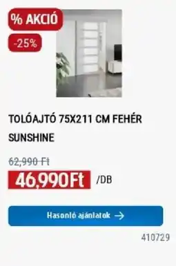 Praktiker Sunshine tolóajtó ajánlat