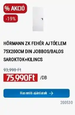 Praktiker Hörmann zk fehér ajtóelem ajánlat