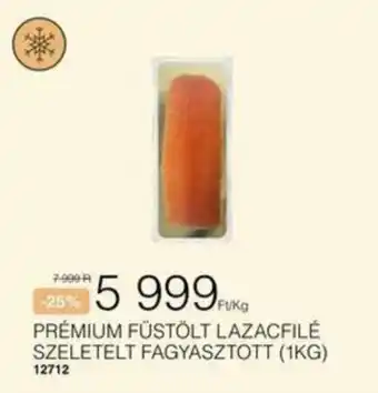 Prémium füstölt lazacfilé