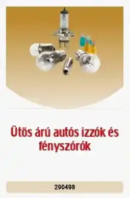 Praktiker Ütős árú autós izzók és fényszórók ajánlat