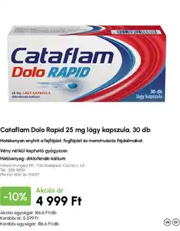 Alma Gyógyszertárak Cataflam Dolo Rapid ajánlat