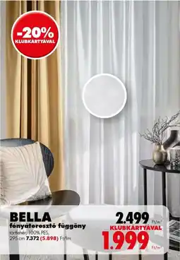 Diego Bella fényáteresztő függöny ajánlat